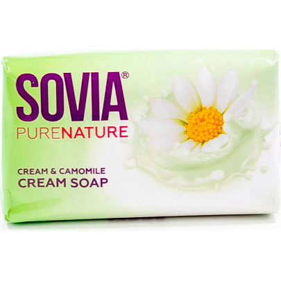  Мыло туалетное SOVIA Chamomile 90г 