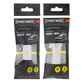 Шнурки для обуви STREETWISE, плоские, 8мм, 0,85м, 1 пара 459-268