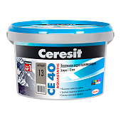 Затирка CE40 Aquastatic 13 антрацит (2кг) /Церезит Затирка CE40 Aquastatic 13 антрацит (2кг) /Церезит