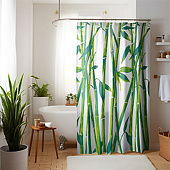 Штора для ванной 180х180 п/э 90г/м2 12 колец XT-075 Aquadomer Штора для ванной 180х180 п/э 90г/м2 12 колец XT-075 Aquadomer