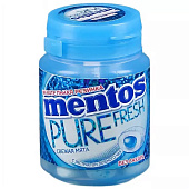 Ментос  жев. рез. PFresh Свежая мята 100гр банка