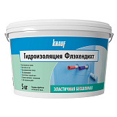 Гидроизоляция Флэхендихт эластичная бесшовная 5 кг / Knauf Гидроизоляция Флэхендихт эластичная бесшовная 5 кг / Knauf