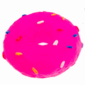 Игрушка-пищалка Wogy для собак Пончик, 8,5х3 см, микс, арт. 2024-6397 Код 273665
