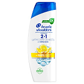 Шампунь и бальзам-ополаскиватель HEAD & SHOULDERS Против перхоти 2в1 Цитрусовая свежесть 400мл Шампунь и бальзам-ополаскиватель HEAD & SHOULDERS Против перхоти 2в1 Цитрусовая свежесть 400мл