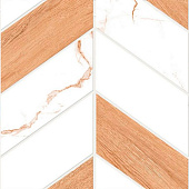  Плитка  50х25 Marmaris белый геометрия GT128VG /Global Tile (1,375м2) 