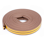 Уплотнитель P-профиль 9 мм коричневый 6м Уплотнитель P-профиль 9 мм коричневый 6м