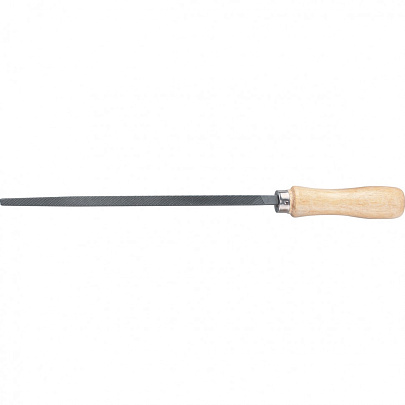  Напильник, 150 мм, квадратный, деревянная ручка// Сибртех 