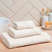  Полотенце 50х90 махровое Love Life «Аморе» молочный, 100% хл, 450 гр/м2 