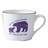  Кружка керамическая «Люблю тебя», 350 мл, белый 9107534 