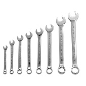 Набор ключей комбинированных, 6 - 19 мм, 8 шт., CrV, полированный хром// Matrix Набор ключей комбинированных, 6 - 19 мм, 8 шт., CrV, полированный хром// Matrix