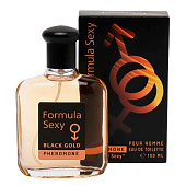  Туалетная вода с феромонами Formula Sexy Black Gold мужская, 100 мл Delta Parfum 