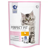 Сухой корм PERFECT FIT для котят с курицей 650г