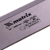 Пила по дереву обушковая для стусла, 350 мм, двухкомпонентная рукоятка// Matrix Пила по дереву обушковая для стусла, 350 мм, двухкомпонентная рукоятка// Matrix