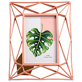 Фоторамка 10х15 пластик Геометрия розовая 18х23 9734575 Фоторамка 10х15 пластик Геометрия розовая 18х23 9734575