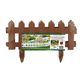 Ограждение Палисадник коричневый 1,9м Ограждение Палисадник коричневый 1,9м