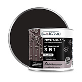 Грунт-эмаль 3 в 1 Чёрный Лакра  1,7кг