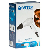Фен VITEK VT-8223 1000Вт 2 t режима , 2 скорости ,защита от перегрева Фен VITEK VT-8223 1000Вт 2 t режима , 2 скорости ,защита от перегрева