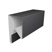 Планка заборная на С-8 (RAL 7024 Серый графитовый) 0,4мм L=2м Планка заборная на С-8 (RAL 7024 Серый графитовый) 0,4мм L=2м