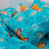 Комплект постельного белья 1,5 спальный Mariya DeLuxe Лисички 500104/1 Комплект постельного белья 1,5 спальный Mariya DeLuxe Лисички 500104/1