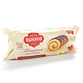 Рулет Яшкино, рулет бисквитный с варёной сгущёнкой, 200 г