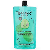 Аква-маска для лица Organic Kitchen Домашний Spa Hатуральная увлажняющая CUTE-Cumber 100 мл Аква-маска для лица Organic Kitchen Домашний Spa Hатуральная увлажняющая CUTE-Cumber 100 мл