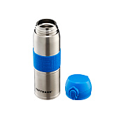 Термокружка, стальной с лазурными вставками, 500мл НМ 20226 Термокружка, стальной с лазурными вставками, 500мл НМ 20226