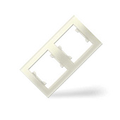 Рамка 2-м горизонт. сл. Кость(7948684)/UNIVersa Бриллиант Рамка 2-м горизонт. сл. Кость(7948684)/UNIVersa Бриллиант
