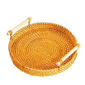  Поднос плетёный ротанг 10709643 