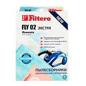  Пылесборник FILTERO FLY-02 (уп 4 шт.)  Экстра 