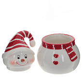 Емкость для сыпучих продуктов "Снеговик", 250 мл 12,5 см 764532 Емкость для сыпучих продуктов "Снеговик", 250 мл 12,5 см 764532