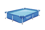 Bestway Бассейн каркасный прямоугольный Steel Pro 221х150х43см, 1200л  арт.56401