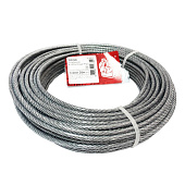 Трос стальной в оболочке PVC 3/4мм (25 м) Трос стальной в оболочке PVC 3/4мм (25 м)