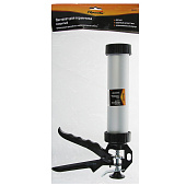  Пистолет для герметика, 400мл, закрытый, Sparta, круглый шток 8мм, алюминиевый корпус 