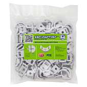  Монтажная площадка для стяжки 100шт, серая, пакет, PDS 