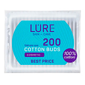 Ватные Палочки Lure 200шт пэт