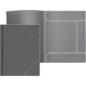 Папка на резинке А4 deVENTE Daily, 1 отделение, 450 мкм, фактура песок, непрозрачная серая, 3070408 Папка на резинке А4 deVENTE Daily, 1 отделение, 450 мкм, фактура песок, непрозрачная серая, 3070408