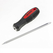 Отвертка комбинированная SL6,0 / Ph2 мм, CrV, антискользящая двухкомп. рукоятка// MATRIX Отвертка комбинированная SL6,0 / Ph2 мм, CrV, антискользящая двухкомп. рукоятка// MATRIX