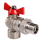 Кран шар баб угловой 1/2" ВН со сгоном Кран шар баб угловой 1/2" ВН со сгоном