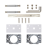 Ручка дверная Code Deco Fusion прямоугольник H-100162-A-CRS, сатинированный хром Ручка дверная Code Deco Fusion прямоугольник H-100162-A-CRS, сатинированный хром
