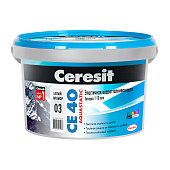  Затирка CE40 Aquastatic 03 белый мрамор (2кг) /Церезит 