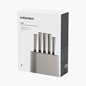 Набор 5 кухонных ножей в блоке, NADOBA, IVORY 724822 Набор 5 кухонных ножей в блоке, NADOBA, IVORY 724822