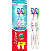 Зубная щетка Colgate  МаксБлекс (средняя) 1+1