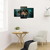 Картина модульная на подрамнике XG-120, 26х50 см; 26х40 см; 26х32 см, 50х80 см, 1186129 Картина модульная на подрамнике XG-120, 26х50 см; 26х40 см; 26х32 см, 50х80 см, 1186129