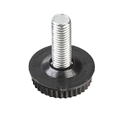 Ножка пласт+металл с резьбой М10 хром (2 шт)"Eleme Ножка пласт+металл с резьбой М10 хром (2 шт)"Eleme