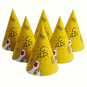 Колпак бумажный "Гусь", (набор 6 шт) 9559042 Колпак бумажный "Гусь", (набор 6 шт) 9559042