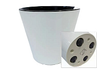Кашпо "Rosemary" D330мм 16,0л дренаж.вставка, на колесиках Белый(ING1557) Кашпо "Rosemary" D330мм 16,0л дренаж.вставка, на колесиках Белый(ING1557)