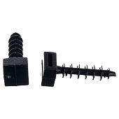  Дюбель под хомут-стяжку 6х35мм, нейлон, 100 шт, ЗУБР ДХС 