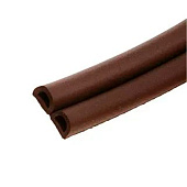 Уплотнитель D-профиль 9 мм коричневый 6м Уплотнитель D-профиль 9 мм коричневый 6м