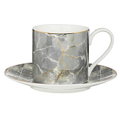 Набор чайный Millimi Грей 220мл 2 предмета фарфор 802-488 Набор чайный Millimi Грей 220мл 2 предмета фарфор 802-488