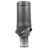 Выход вентиляционный KROVENT VT Pipe 125 изолированный RAL 7024 графитовый серый Выход вентиляционный KROVENT VT Pipe 125 изолированный RAL 7024 графитовый серый